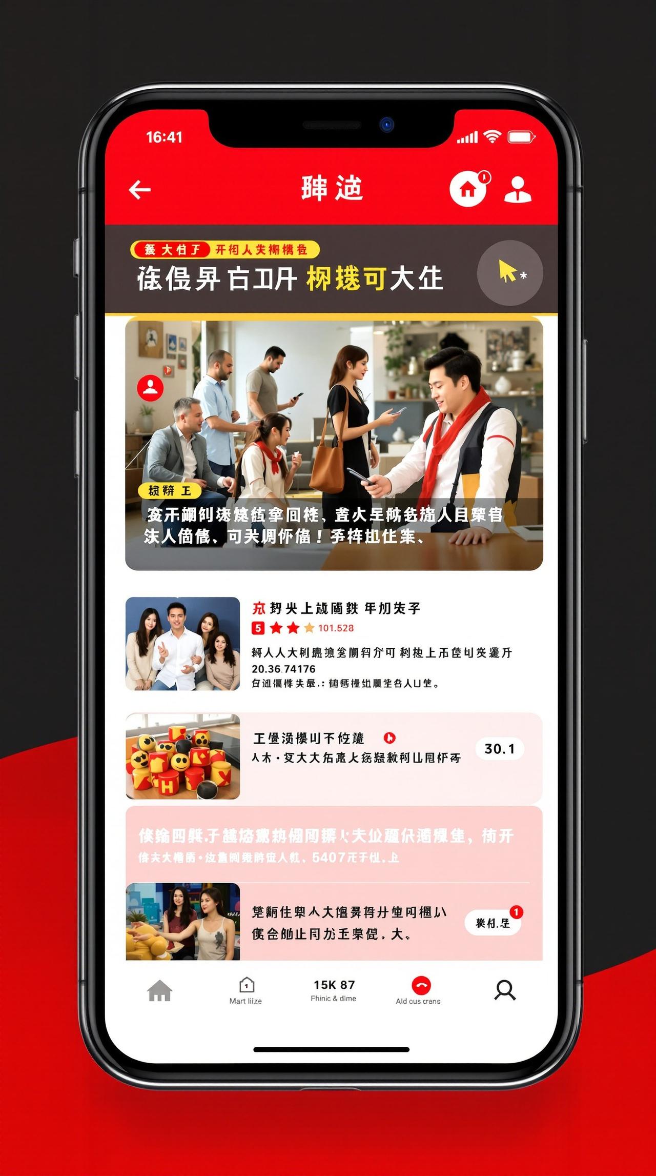 抖音吃瓜 APP 界面预览